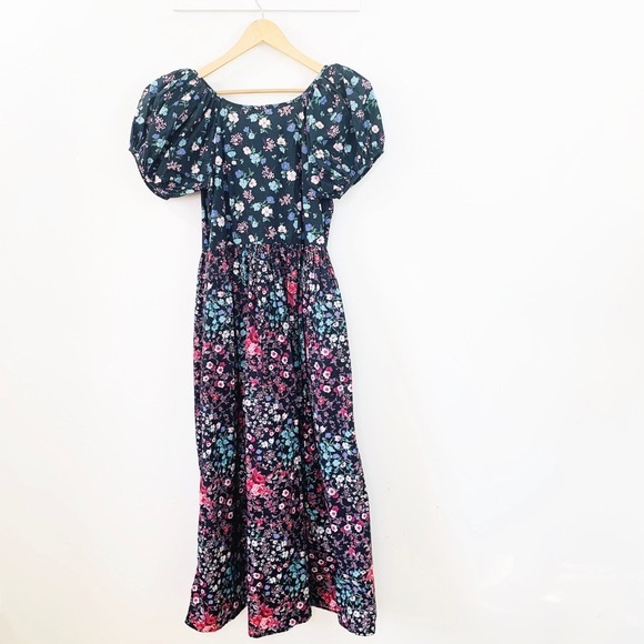 LoveShackFancy LAIS FLORAL PUFF SLEEVE DRESS - Picture 11 of 11